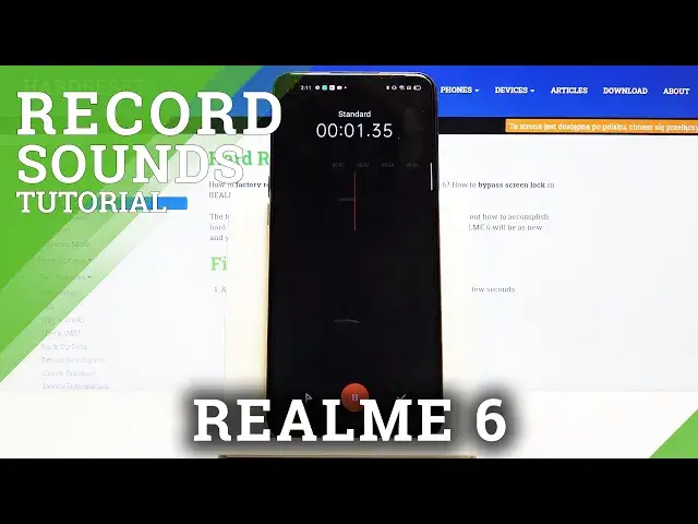'Video thumbnail for How to Record Sounds in Realme 6 – Enable Sound Recorder'