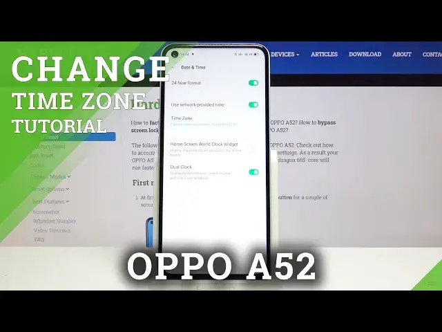 Video thumbnail for How to Set Date & Time in OPPO A52 – Find Time Zone Settings