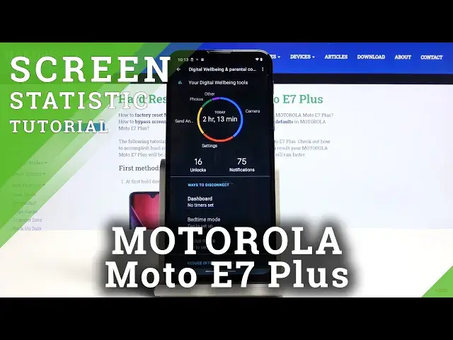 'Video thumbnail for How to Locate Total Screen Time in MOTOROLA Moto E7 Plus – Screen Time Statistics'