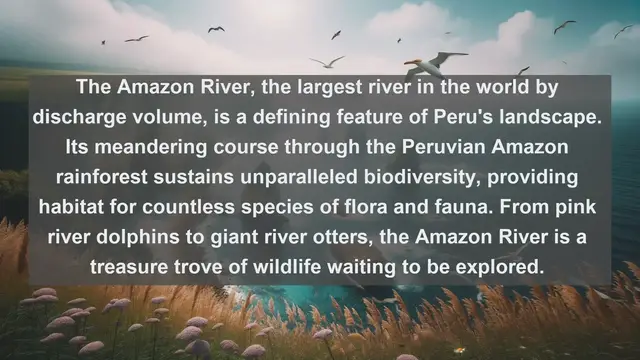 Video thumbnail for Exploring Peru's Natural Wonders: Top 10 Famous Rivers You Can't Miss