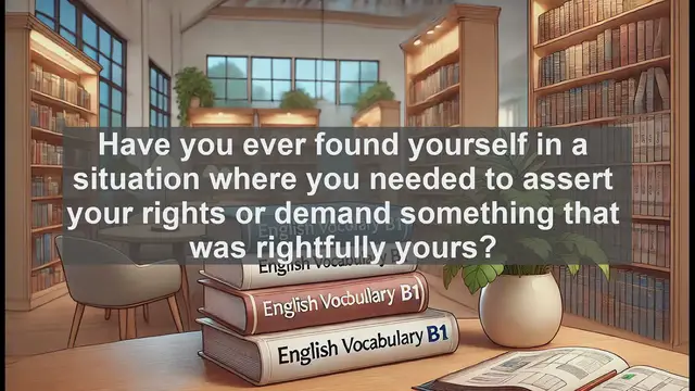 Video thumbnail for 2500 Must Know CEFR B1 Vocabulary - Understanding the Word 'Claim' in English