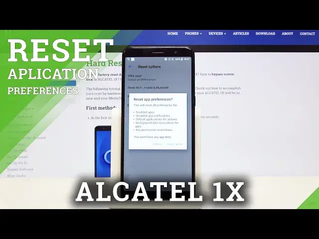 'Video thumbnail for How to Reset App Preferences in ALCATEL 1X – Apps Settings'