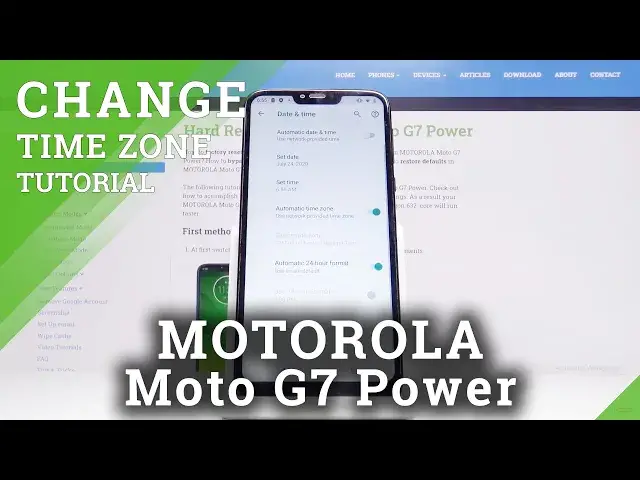 'Video thumbnail for How to Set Date & Time in MOTOROLA Moto G7 Power – Find Clock Format'