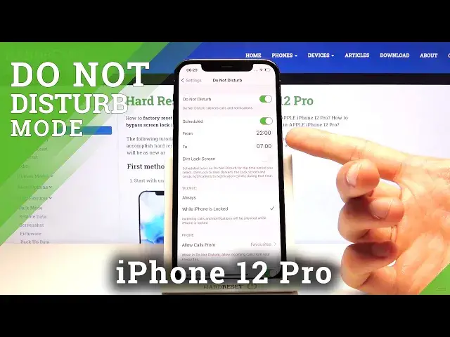 'Video thumbnail for How to Enable Do Not Disturb Mode on iPhone 12 Pro – Block Sounds'
