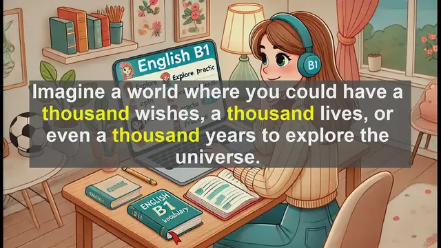 Video thumbnail for 2500 Must Know CEFR B1 Vocabulary - The Power of 'Thousand': Exploring a Number Full of Possibilities