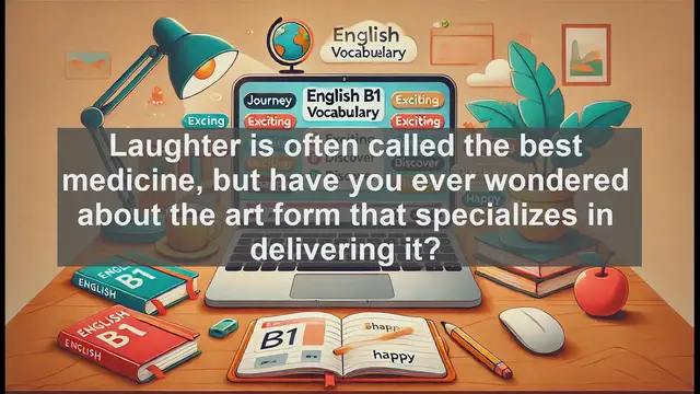 Video thumbnail for 2500 Must Know CEFR B1 Vocabulary - Comedy: The Art of Laughter and Its Rich History