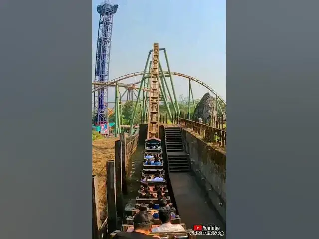 Video thumbnail for Would you Ride this? 😱 Roller Coaster #shorts #youtubeshorts