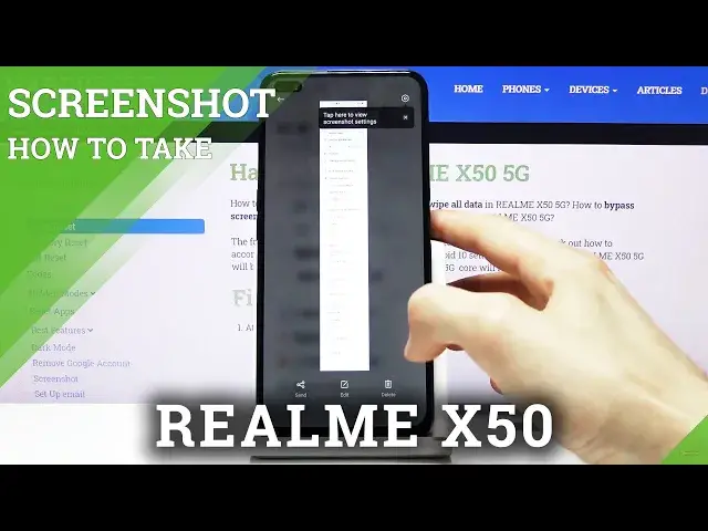 Video thumbnail for How to Make Screenshot in REALME X50 – Save Display