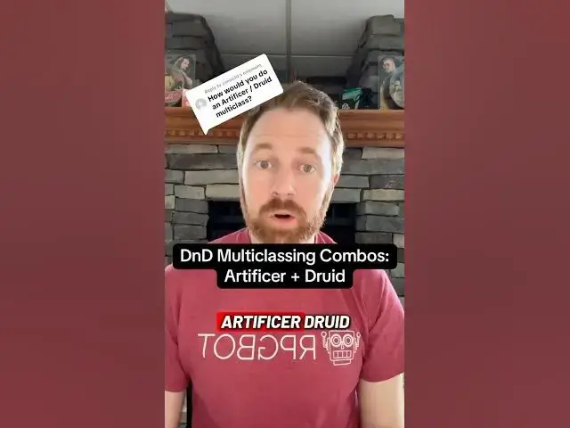 'Video thumbnail for Multiclassing DnD’s Artificer and Druid. It’s a very odd combo.'