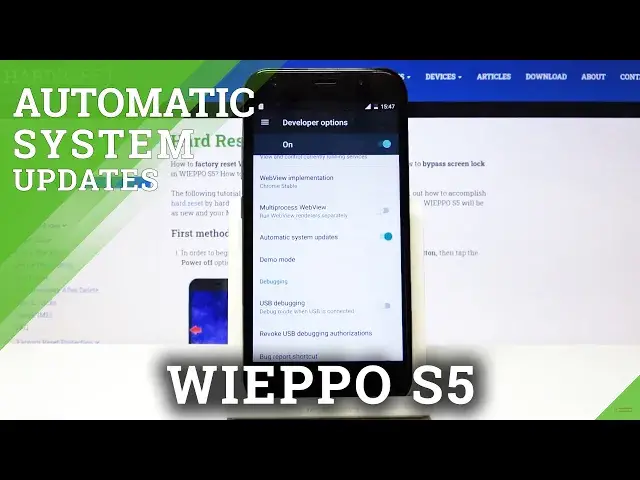 'Video thumbnail for Allow Auto System Updates in Wieppo S5 - Be Always In Time with Newest System Version'