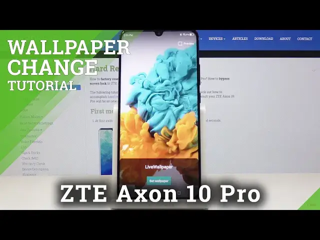 Video thumbnail for How to Change Wallpaper in ZTE Axon 10 Pro – Desktop Update / Change Wallpaper