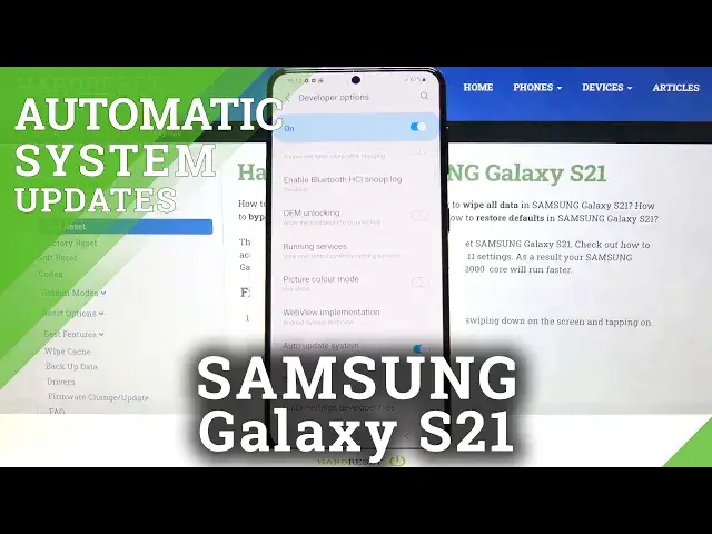 'Video thumbnail for How to Enable Automatic Updates in SAMSUNG Galaxy S21 – Software Update'