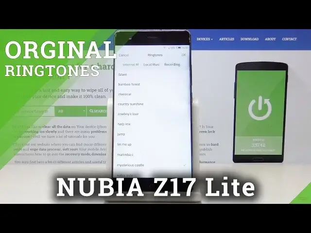 Video thumbnail for How to Change Ringtone in NUBIA Z17 Lite – Ringtones List