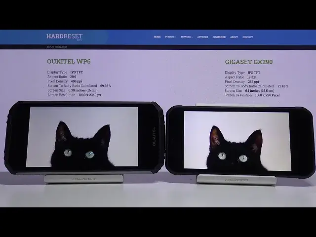 Video thumbnail for Display Comparison Gigaset GX290 vs Oukitel WP6 - Which Screen is Better?