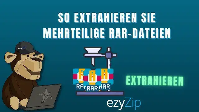 Video thumbnail for Geteilte RAR-Dateien Extrahieren | Mehrteilige RAR-Dateien Online Zusammenführen