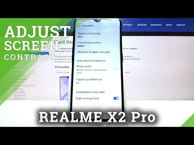 Video thumbnail for How to Turn On High Contrast Text – Accessibility Settings on REALME X2 Pro