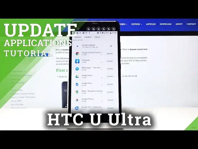 Video thumbnail for How to Update Apps in HTC U Ultra – Actualize Applications