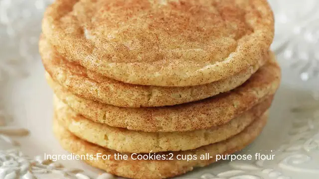 Video thumbnail for Snickerdoodle recipe