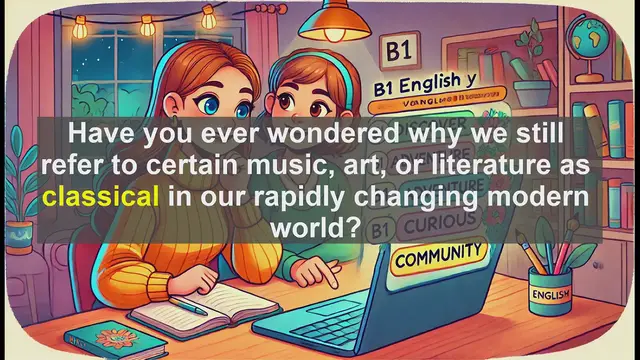 Video thumbnail for 2500 Must Know CEFR B1 Vocabulary - Understanding 'Classical': From Ancient Rome to Modern Usage