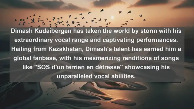 Video thumbnail for Unveiling Kazakhstan's Musical Talents: Top 10 Famous Singers from the Country