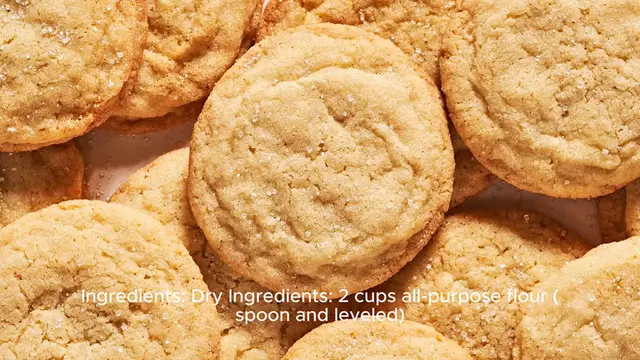 Video thumbnail for Sugar cookie recipe