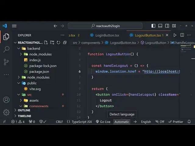 Video thumbnail for Build a React.js Passport.js Google OAuth2 Login in Express.js With Sessions & MongoDB in Browser