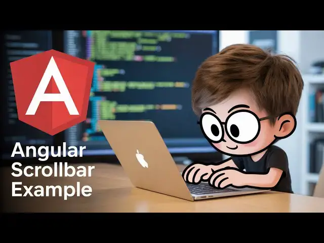 Video thumbnail for Angular ngx-scrollbar Example to Build Custom Scrollbar in HTML Elements & Windows Using TS