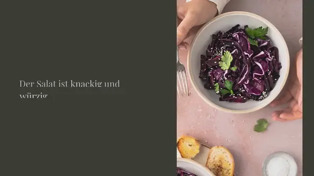 Video thumbnail for SCHNELLER ROTKOHLSALAT – ROTKOHL ROH VERWERTEN