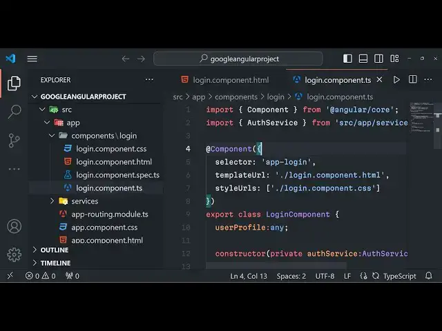 Video thumbnail for Build Angular Google OAuth2 Login Using the angular-oauth2-oidc Library in Browser Using TypeScript