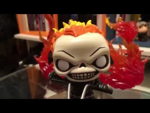 Video thumbnail for Unboxing/Review Funko Pop Rides: Marvel Classic Ghost RIder with bike vinyl figure