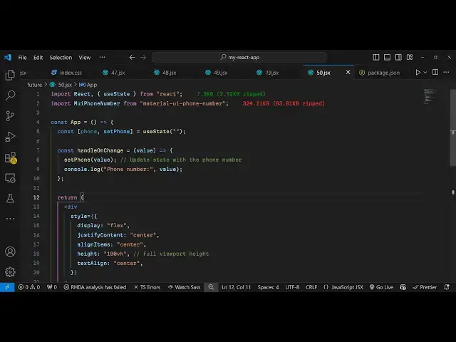 Video thumbnail for Build a React.js Google Material UI Phone Picker With Flag & International Country Codes