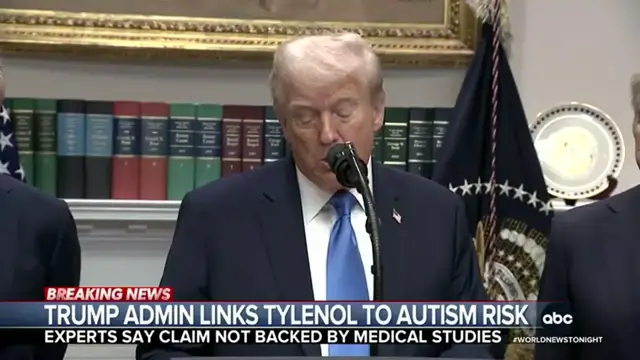 'Video thumbnail for Trump’s Tylenol Alert: FDA Advisory on Pregnancy & Autism Explained'