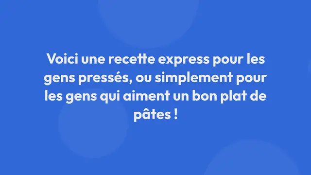 Video thumbnail for Pâtes bolognaise vegan