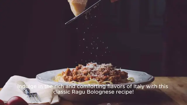 Video thumbnail for Ragu Bolognese Recipe