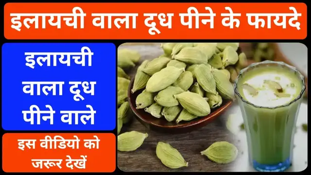 'Video thumbnail for इलायची वाला दूध पीने के फायदे | इलायची वाला दूध पीने से क्या होता है | ilayachi dudh peene ke fayde'