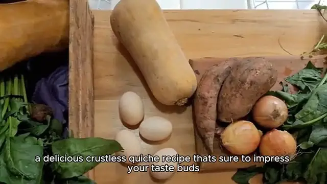 Video thumbnail for Crustless quiche recipe