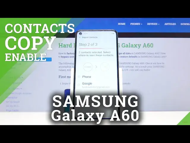 'Video thumbnail for How to Copy Contacts from SIM to Samsung Galaxy A60?'