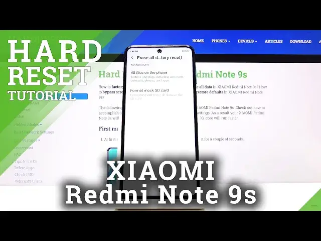 'Video thumbnail for How to Factory Reset Xiaomi Redmi Note 9S – Use Built-in Android Feature to Completely Reset Phone'