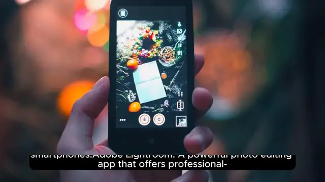 Video thumbnail for Best Photography Apps For Smartphones