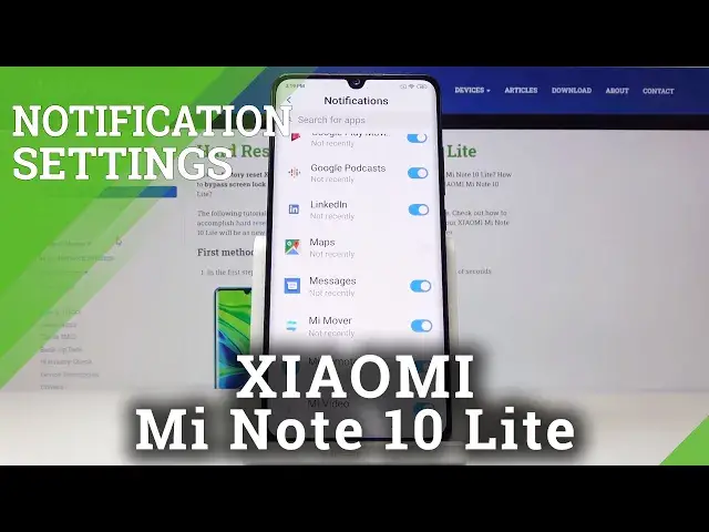 'Video thumbnail for How to Enter Notification Settings in Xiaomi Mi Note 10 Lite - Set Up Apps' Notifications'