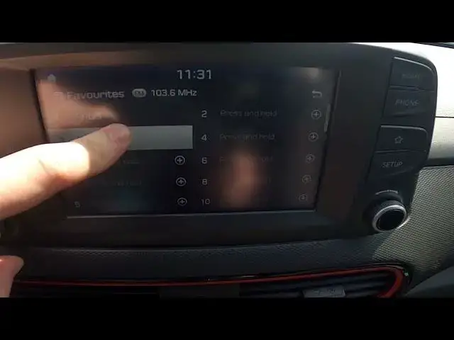 'Video thumbnail for How to Manage List of Favourite Radio Stations in Hyundai Kona ( 2017 – now )'