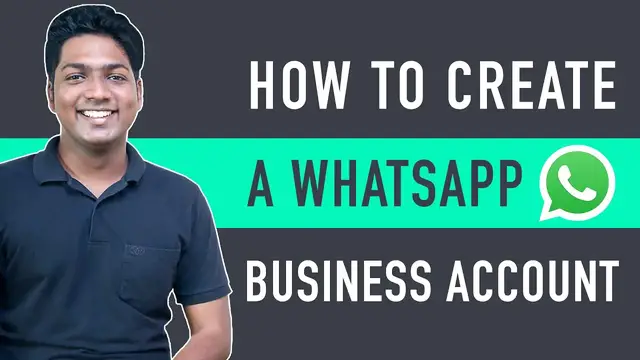 Video thumbnail for How To Create WhatsApp Business Account