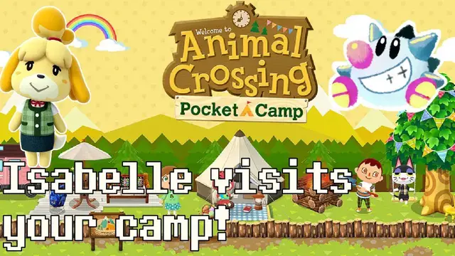 Video thumbnail for Animal Crossing Pocket Camp | Isabelle's Slideshow demo: Isabelle finally visits!