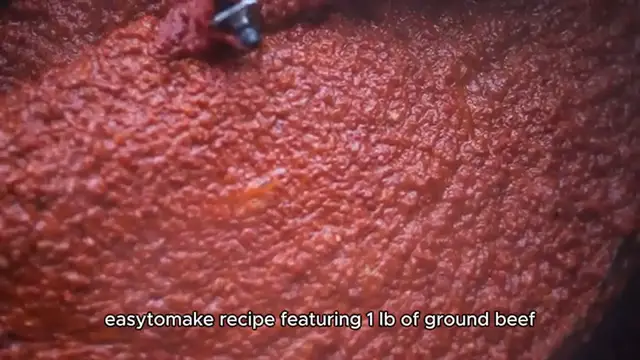 'Video thumbnail for 1 lb ground beef cooked Recipe'