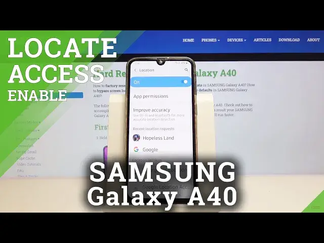 'Video thumbnail for How to Turn Off Device Location in SAMSUNG Galaxy A40 – Switch Off Location'