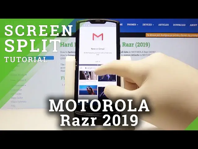 'Video thumbnail for How to Split Screen in MOTOROLA Razr (2019) – Create Dual Screen'