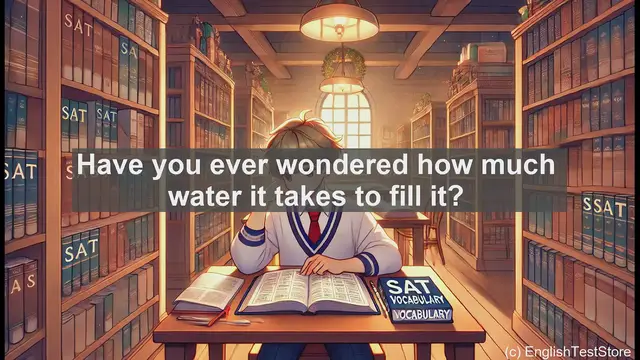 Video thumbnail for 5000 Must Know SAT Vocabulary - Kiloliter: Understanding a Large Metric Volume Unit