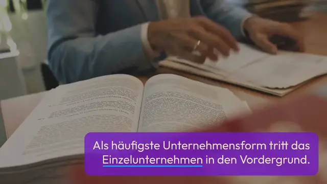 Video thumbnail for Einzelunternehmen Rechtsform: Definition & Vorteile