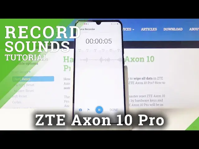 Video thumbnail for How to Record Sounds in ZTE Axon 10 Pro – Sound Recorder