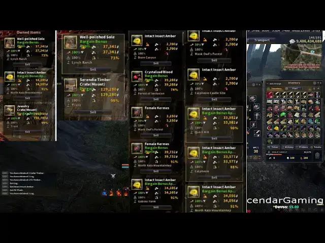 Video thumbnail for Gathering 'junk' item selling results with Master 2 trade Black Desert Online BDO